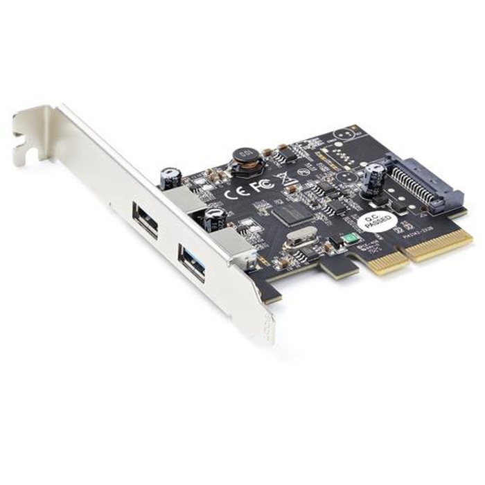 StarTech.com Carte PCIe 2 Ports USB - 10Gbps/port - Carte Contrôleur Hôte USB 3.2 Gen 2 Type-A PCI Express 3.0 x2 - Carte Adaptateur Additionnelle - Full/Low Profile - Windows & Linux - PEXUSB312A3