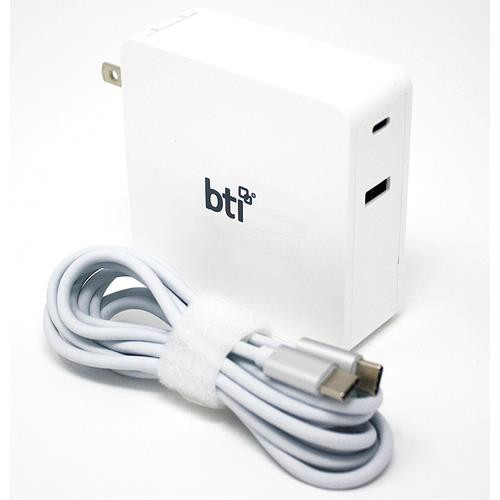 BTI 87WUSB-C adaptateur de puissance & onduleur Intérieure 87 W Blanc - 87WUSB-C-BTI