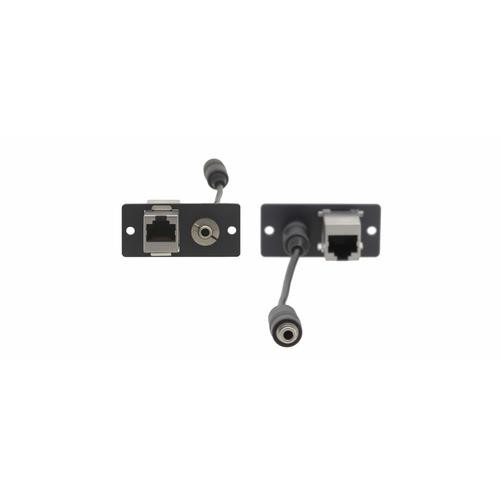 Kramer Electronics WA-45 prise de courant RJ-45 + 3.5mm Noir - WA-45(B)