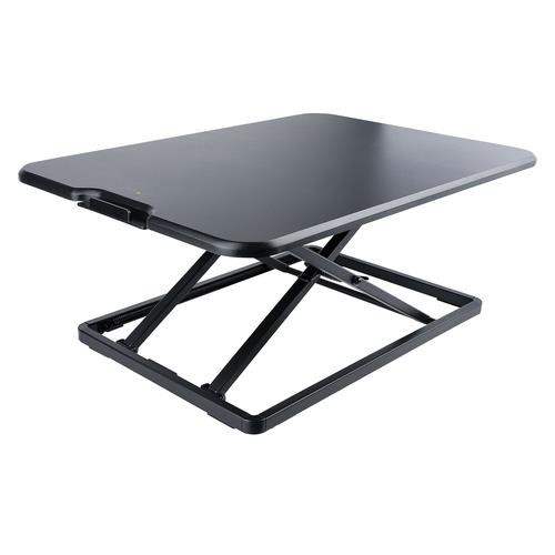 StarTech.com Convertisseur de Bureau Assis Debout - Poste de Travail Assis-Debout - Jusqu'à 8kg - Table de Travail Ajustable - Réhausse de Bureau - Plateforme de Travail Assis Debout - Bureaux Réglables en Hauteur - LAPTOP-SIT-STAND
