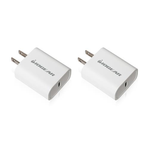 iogear GearPower Smartphone, Tablette Blanc USB Intérieure - GPAWC20W2P