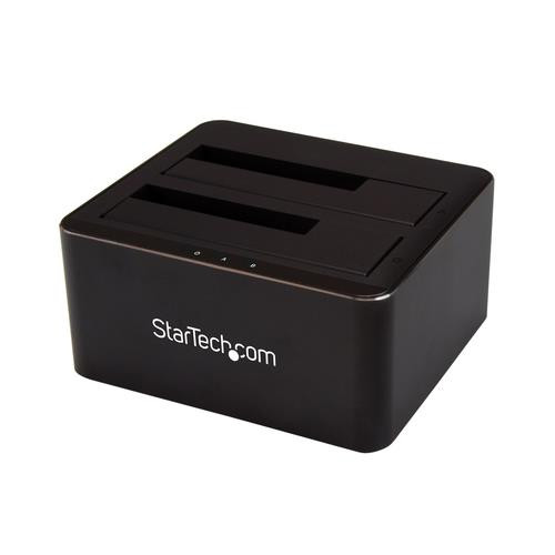 StarTech.com Station d'accueil USB 3.0 pour 2 disques durs SATA 2,5"/3,5" - Dock HDD/SSD à deux baies - SDOCK2U33V