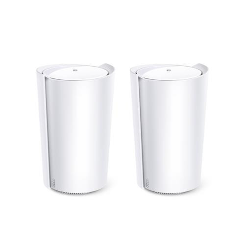 TP-Link  système Wi-Fi maillé Tri-bande (2,4 GHz / 5 GHz / 5 GHz) Wi-Fi 6 (802.11ax) Blanc 1 Interne - DECO X95(2-PACK)
