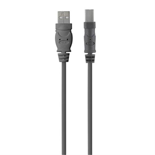 Belkin USB 2.0 A - USB 2.0 B, 1.8m câble USB 1,8 m USB A USB B Gris - F3U154BT1.8M