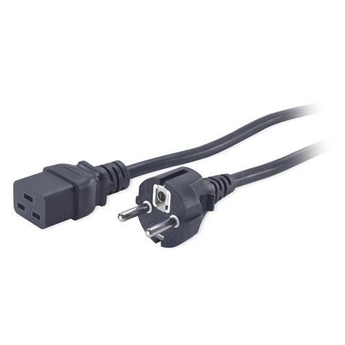 APC , Power Cord, C19 to CEE/7 Schuko, 2.5m - AP9875