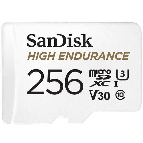 SanDisk High Endurance 256 Go MicroSDXC UHS-I Classe 10 - SDSQQNR-256G-GN6IA