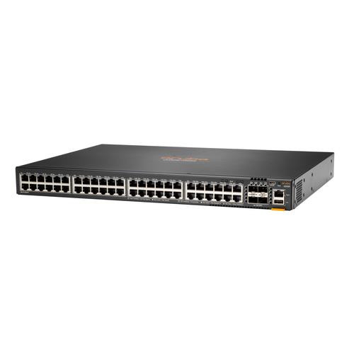 HPE Aruba Networking CX 6200F 48G 4SFP+ Géré L3 Gigabit Ethernet (10/100/1000) 1U Noir - JL726A#ABA
