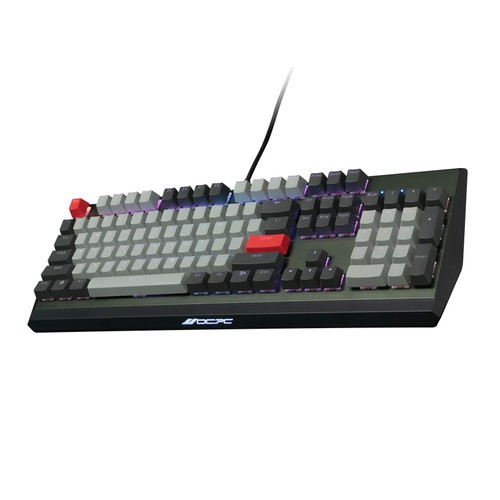 VisionTek OCPC KR1 premium clavier Gaming USB Noir, Olive - 901540