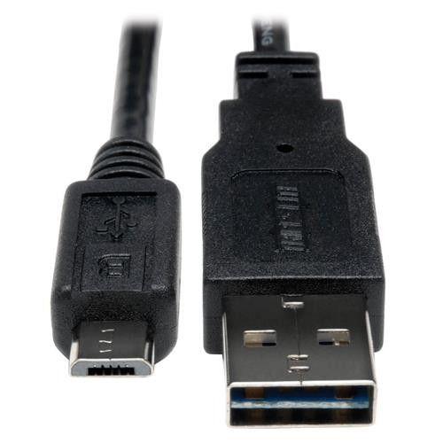Tripp Lite  câble USB USB 2.0 0,15 m USB A Micro-USB B Noir - UR050-06N