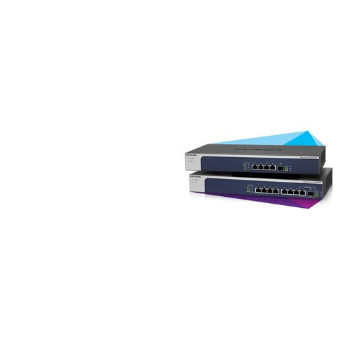 NETGEAR  commutateur réseau Non-géré 10G Ethernet (100/1000/10000) Noir, Argent - XS505M-100NAS