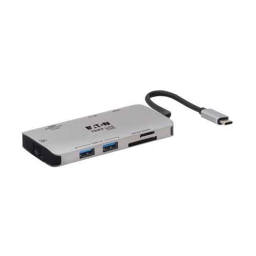 Tripp Lite  station d'accueil Avec fil USB 3.2 Gen 1 (3.1 Gen 1) Type-C Gris - U442-DOCK5-GY