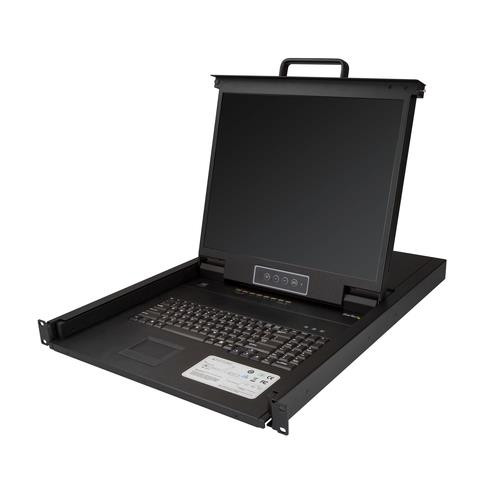 StarTech.com Console KVM à 8 ports à montage en rack pour rack de serveur - 19 pouces - 1U - RKCONS1908K