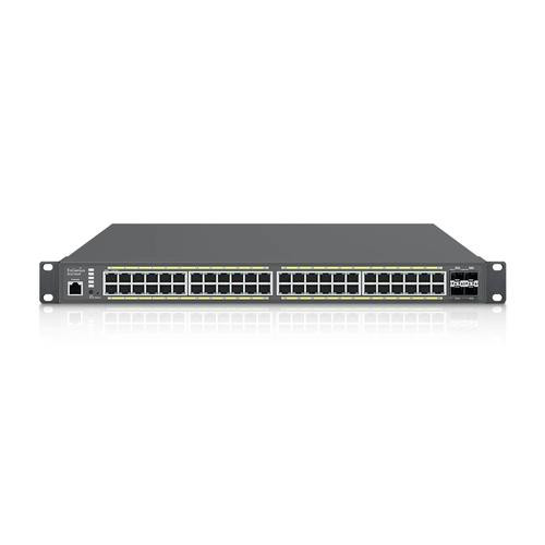 EnGenius  commutateur réseau Géré L2+ Gigabit Ethernet (10/100/1000) Connexion Ethernet, supportant l'alimentation via ce port (PoE) Gris - ECS1552P