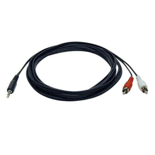 Tripp Lite  câble audio 3,66 m 3,5mm 2 x RCA Noir - P314-012