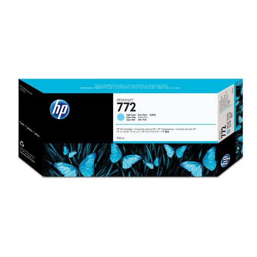 HP 772 cartouche d'encre DesignJet cyan clair, 300 ml - CN632A