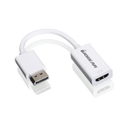 iogear DisplayPort - HD HDMI Type A (Standard) Blanc - GDPHDW6