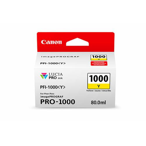 Canon PFI-1000 cartouche d'encre Original Jaune - 0549C002