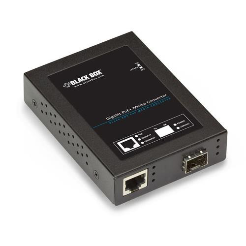 Black Box  convertisseur de support réseau 1000 Mbit/s Multimode, Monomode Noir - LPS535A-SFP