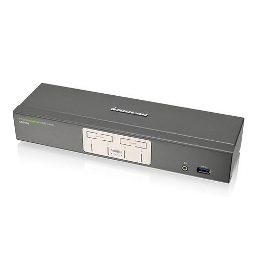 iogear  commutateur écran, clavier et souris Noir - GCS1904