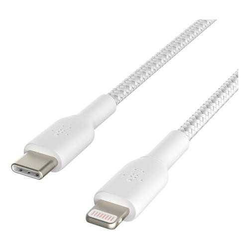 Belkin  câble Lightning 2 m Blanc - CAA004BT2MWH
