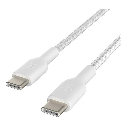 Belkin  câble USB 1 m USB C Blanc - CAB004BT1MWH