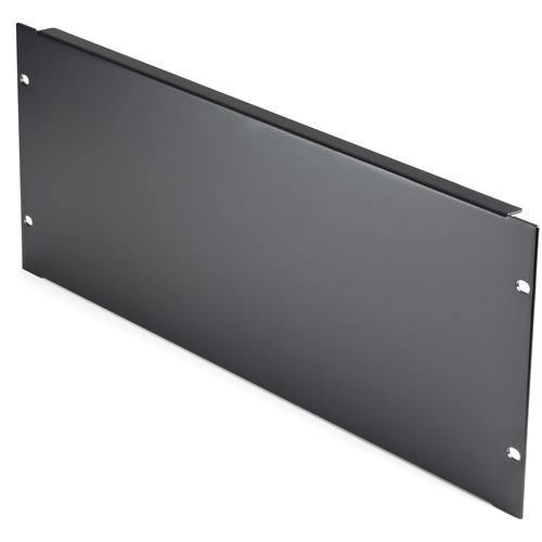 StarTech.com Panneau d'obturation 4U pour Rack 19 pouces - Blanking Panel pour Rack Serveur/Réseau, Armoires & Cabinets - Panneau Espaceur/Remplissage Rack 4RU - Panneau Robuste - Métal - RKPNL4U