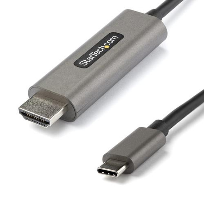 StarTech.com Câble USB C vers HDMI 4K 60Hz HDR10 5m - Câble Adaptateur Vidéo Ultra HD USB Type-C vers HDMI 4K 2.0b - Convertisseur Graphique USB-C vers HDMI HDR - DP 1.4 Alt Mode HBR3 - CDP2HDMM5MH