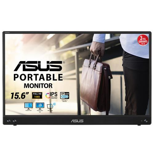 ASUS MB16ACV écran plat de PC 39,6 cm (15.6") 1920 x 1080 pixels Full HD LED Noir - 90LM0381-B01370