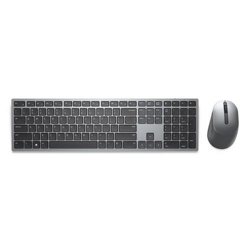 DELL KM7321W clavier Souris incluse Bureau RF sans fil + Bluetooth Anglais américain Gris, Titane - KM7321WGY-US