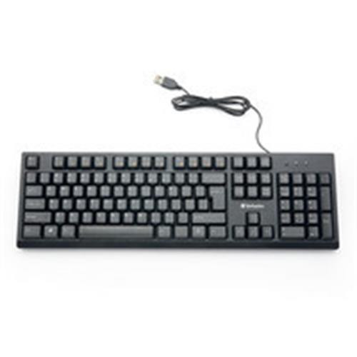 Verbatim  clavier Universel USB QWERTY Noir - 70735
