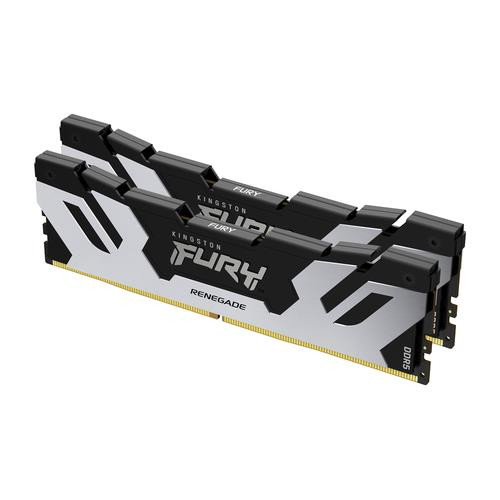 Kingston Technology FURY DIMM DDR5 CL38 32 Go 7 200 MT/s (kit de 2) Renegade Argent XMP - KF572C38RSK2-32