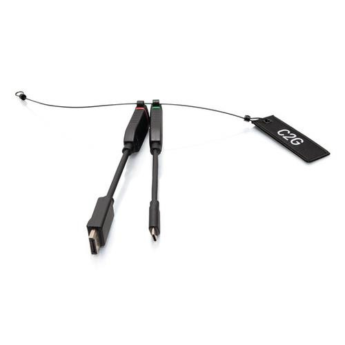 C2G Boucle d’adaptateurs universelle dongle HDMI® 4K avec DisplayPort™ et USB-C® à code couleur - 30043