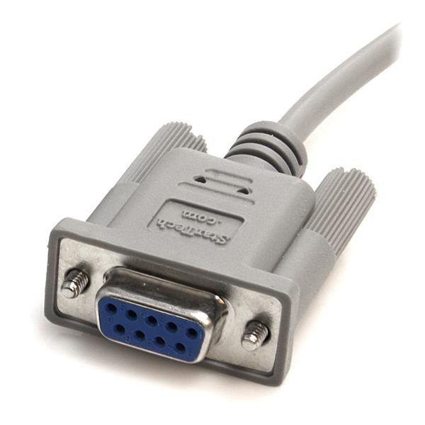 StarTech.com Câble Null Modem Série RS232 DB9 - 3m - 2x DB-9 Femelle - SCNM9FF