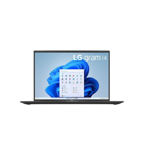 LG  laptop Intel® Core™ i5 i5-1340P Ordinateur portable 35,6 cm (14") WUXGA 16 Go LPDDR5-SDRAM 256 Go SSD Wi-Fi 6E (802.11ax) Windows 11 Pro Noir - 14Z90R-N.AP52A8