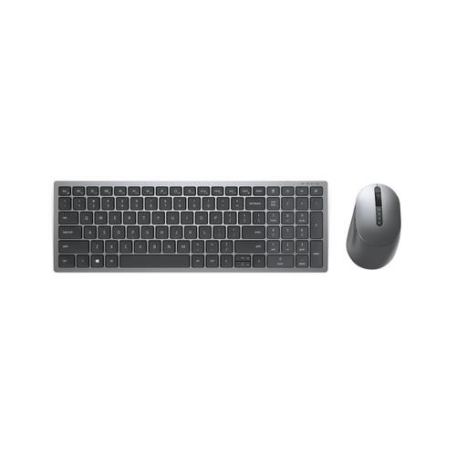 DELL KM7120W clavier Souris incluse Bureau RF sans fil + Bluetooth Anglais Gris, Titane - KM7120W-GY-US