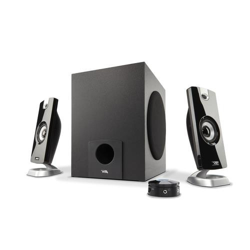 Cyber Acoustics  set d'enceintes 9 W Universel Noir 2.1 canaux 2-voies 4 W - CA-3090