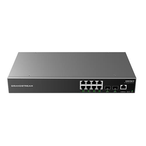 Grandstream Networks  commutateur réseau Géré L2+ Gigabit Ethernet (10/100/1000) Noir - GWN7801P