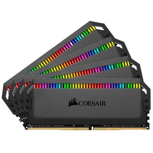 Corsair Dominator Platinum RGB module de mémoire 64 Go 4 x 16 Go DDR4 288-pin DIMM - CMT64GX4M4K3600C18
