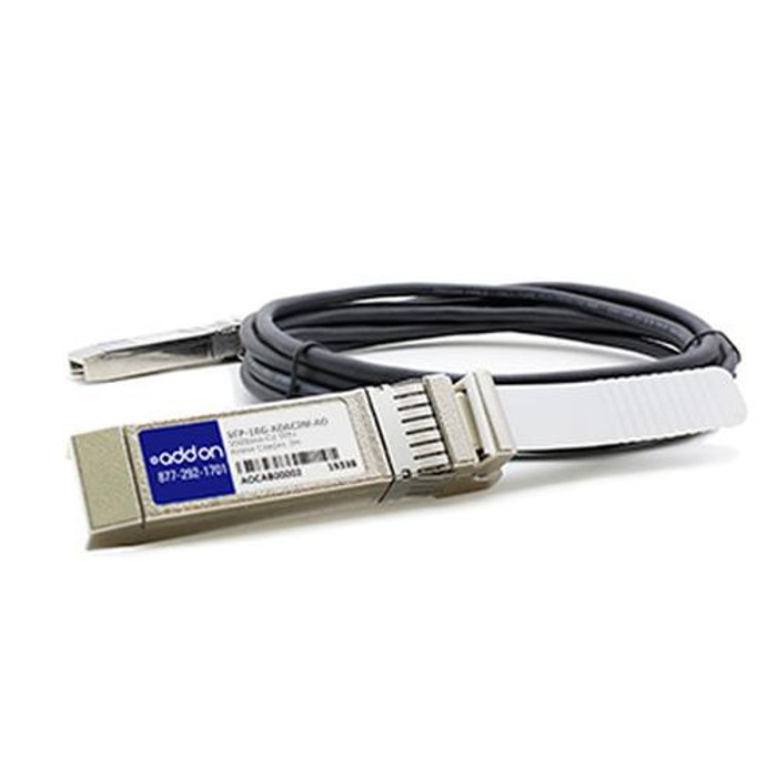 AddOn Networks  câble InfiniBand et à fibres optiques 0,5 m SFP+ Noir - SFP-10G-ADAC50CM-AO