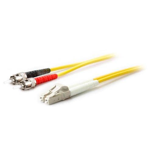 AddOn Networks 2m ST-LC câble InfiniBand et à fibres optiques Jaune - ADD-ST-LC-2M9SMF