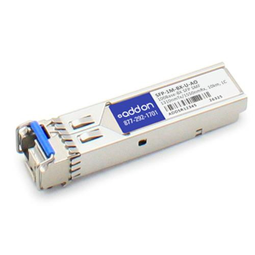 AddOn Networks  module émetteur-récepteur de réseau Fibre optique 100 Mbit/s - SFP-1M-BX-U-AO
