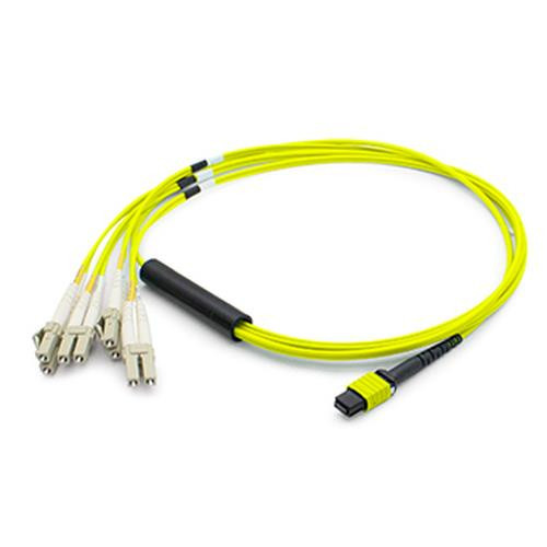 AddOn Networks 1m MPO - 4xLC câble InfiniBand et à fibres optiques MPO/MTP LC Jaune - MTP-4LC-S1M-AO