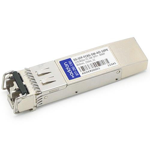 AddOn Networks  module émetteur-récepteur de réseau Fibre optique 8000 Mbit/s SFP+ 850 nm - DS-SFP-FC8G-SW-AO-10PK