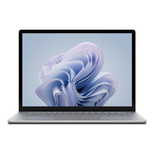 Microsoft Surface Laptop 6 Intel Core Ultra 5 135H Ordinateur portable 38,1 cm (15") Écran tactile 16 Go LPDDR5-SDRAM 256 Go SSD Wi-Fi 6E (802.11ax) Windows 11 Pro Platine - ZLG-00027