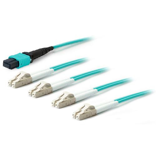 AddOn Networks MPO to 4 x LC, 2m câble InfiniBand et à fibres optiques MPO/MTP OFNP Bleu - ADD-MPO-4LC2M5OM3