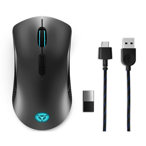 Lenovo Legion M600 Wireless Gaming souris Ambidextre RF Wireless + Bluetooth + USB Type-A Optique 16000 DPI - GY50X79385