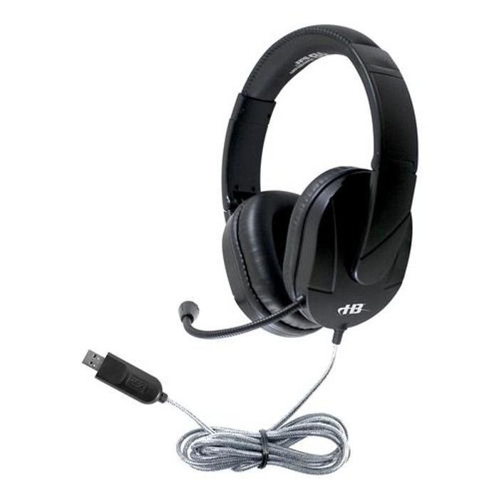HamiltonBuhl MACH-2 Casque Avec fil Arceau Education USB Type-A Noir - M2USB