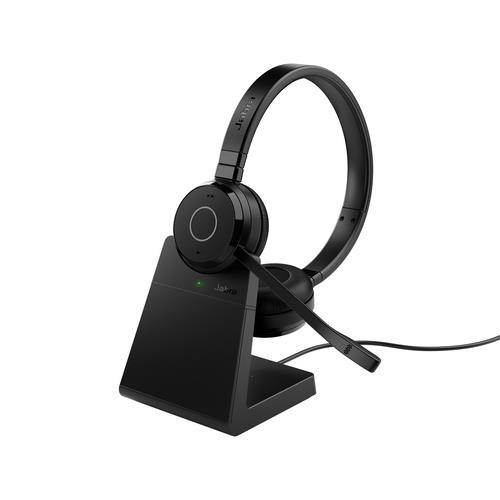 Jabra Evolve 65 TE Casque Avec fil &sans fil Arceau Bureau/Centre d'appels USB Type-A Bluetooth Socle de chargement Noir - 6699-833-499