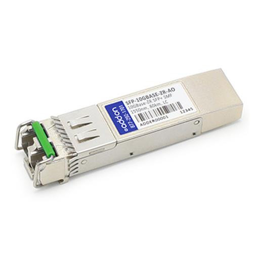 AddOn Networks  module émetteur-récepteur de réseau Fibre optique 10000 Mbit/s SFP+ 1550 nm - SFP-10GBASE-ZR-AO