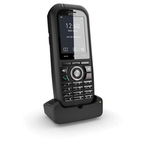 Snom M80 combiné de téléphone sans-fil dect Identification de l'appelant Noir - 00004424